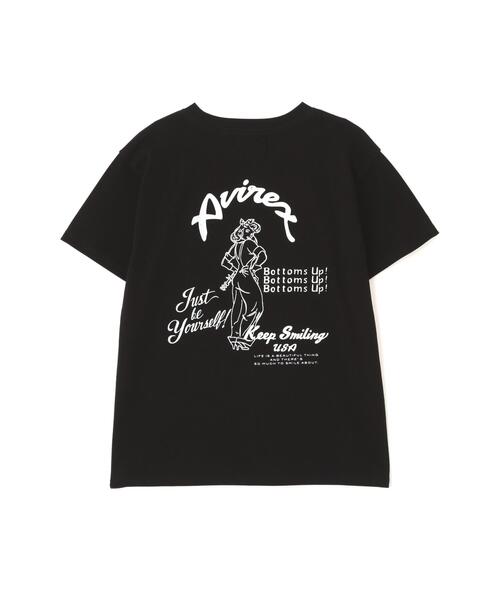 AVIREX（アヴィレックス） tシャツ PINUP GIRL T-SHIRT/ピンナップ 