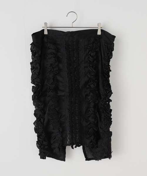 クリンクルクリンクルクリンクル frill apron skirt crinkle スカート 「crinkle crinkle（クリンクルクリンクル