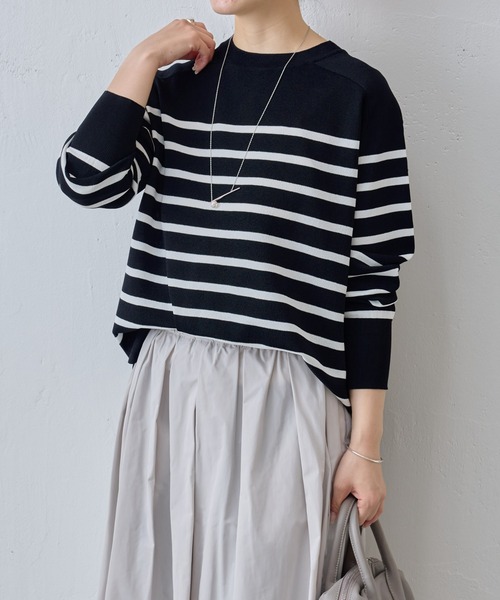 BEARDSLEY（ビアズリー） 長袖ニット FREE ブラック レディース