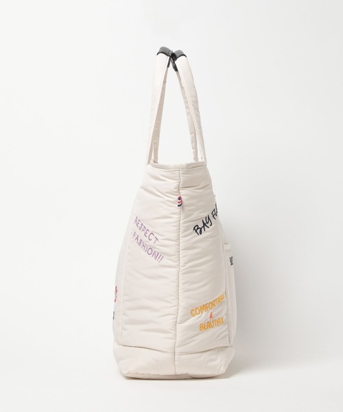 fIoowすーとビリーのトートバック BAYFLOW トートバッグ 刺繍パフロゴトートL レディース