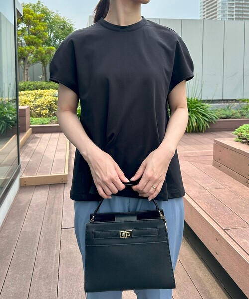 組曲 tシャツ レース襟フレンチテリー カットソー レディース