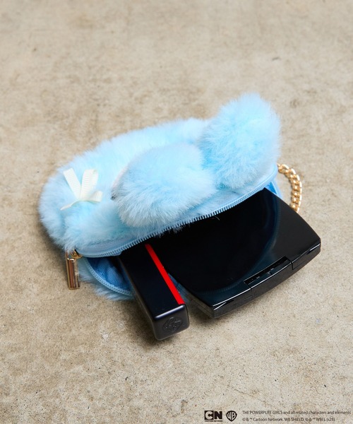 ビートルズ　ふわふわポーチ flapper_bags パワーパフガールズ ミニポーチ ポーチ 小物入れ