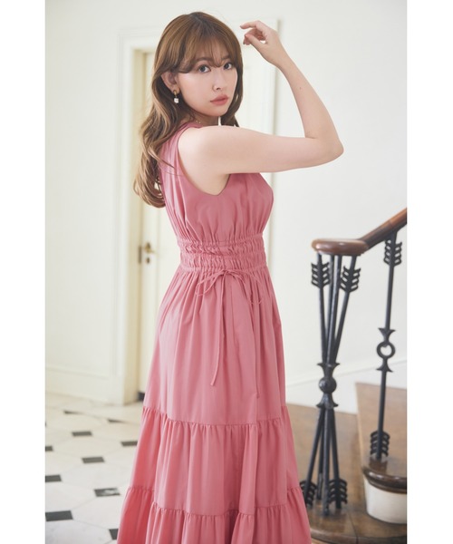 ワンピース herlipto Riviera Bow Tiered Long Dress herlipto ◼︎Riviera Bow Tiered Long Dress ¥25,000(tax in