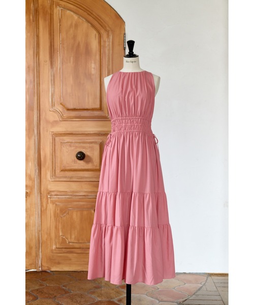 Riviera Bow Tiered Long Dress（ワンピース）｜Her lip to