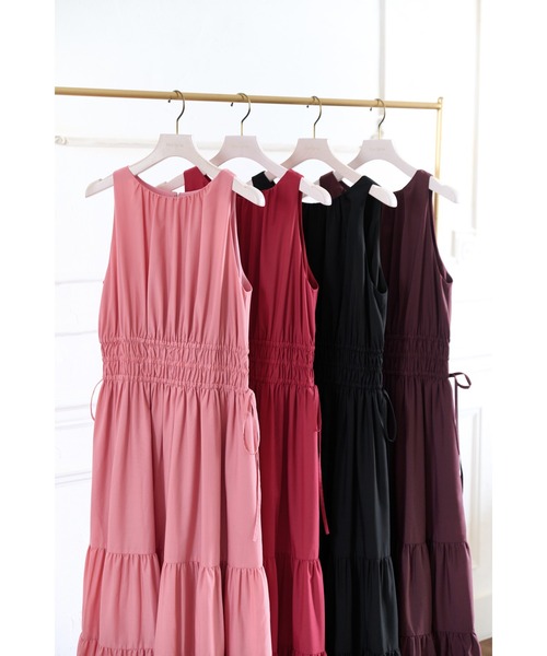 ワンピース Riviera Bow Tiered Long Dress Her lip to ワンピース Riviera Bow Tiered Long Dress