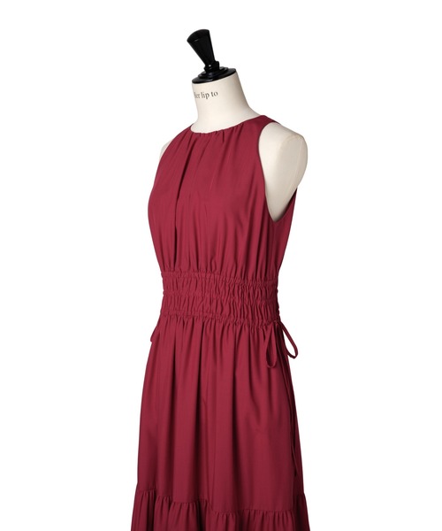 Her lip to ワンピース Riviera Bow Tiered Long Dress : ZOZOTOWN
