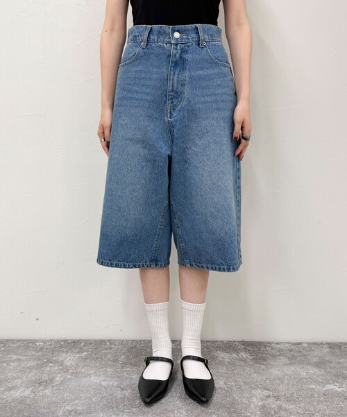 fredy emue（フレディエミュ） パンツ デニムハーフパンツ レディース