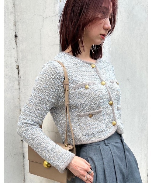 FRAY I.D（フレイ・アイディー） ニットカーディガン FREE ブラック