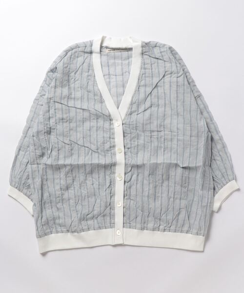 「conges payes ADIEU TRISTESSE」 7分袖ブラウス 38 ブルー レディース