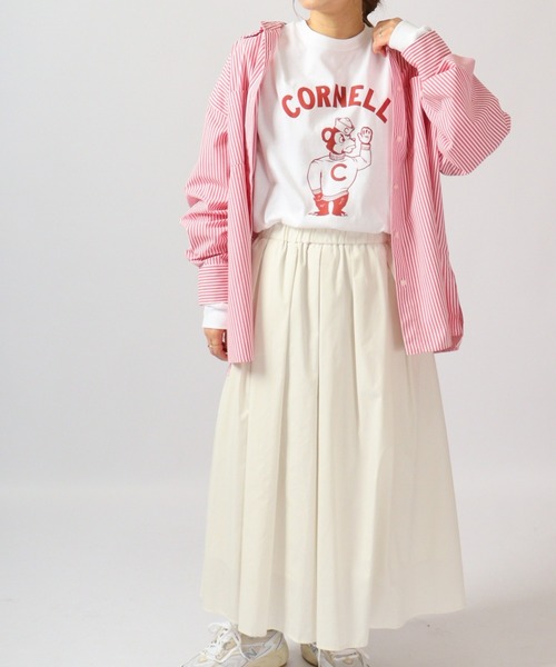 「FUNALIVE」 「YALE」長袖Tシャツ M グレー メンズ