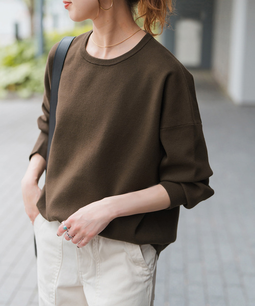 ニット セーター ウォッシャブルPEバルキーヤーンルーズニット レディース | Spick＆Span | 02