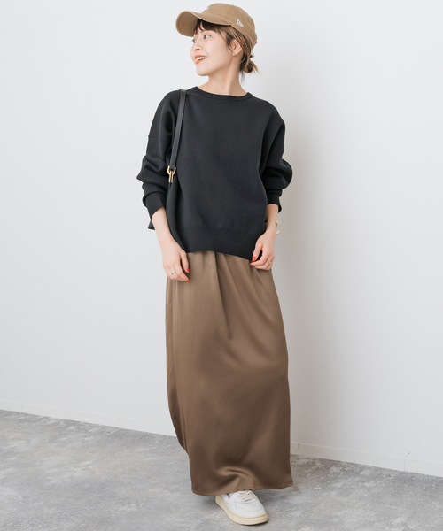 ニット セーター ウォッシャブルPEバルキーヤーンルーズニット レディース | Spick＆Span | 06