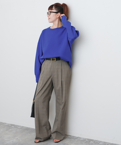 ニット セーター ウォッシャブルPEバルキーヤーンルーズニット レディース | Spick＆Span | 08