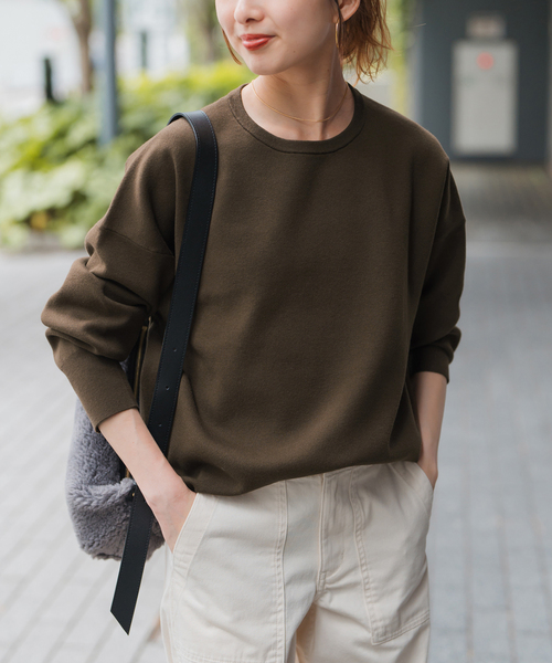 ニット セーター ウォッシャブルPEバルキーヤーンルーズニット レディース | Spick＆Span | 15