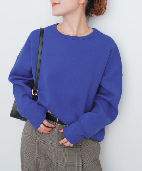 ニット セーター ウォッシャブルPEバルキーヤーンルーズニット レディース | Spick＆Span | 21