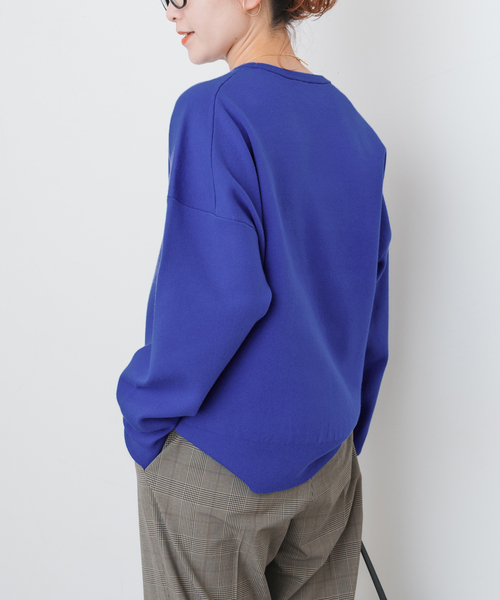 ニット セーター ウォッシャブルPEバルキーヤーンルーズニット レディース | Spick＆Span | 23
