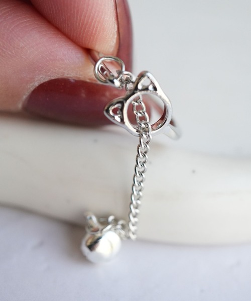 Port（ポート） 指輪 リング 「 」 にゃんこ デザイン リング / ねこ