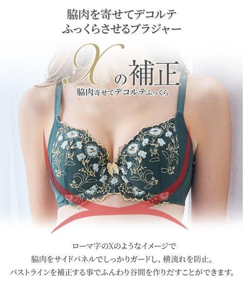 ニッセン（nissen） ブラジャー スリムパネルでキレイなシルエットを