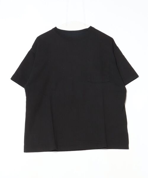 「FREAK'S STORE」 半袖Tシャツ SMALL ブラック×ブラック メンズ