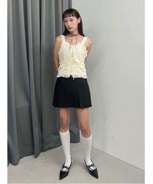 SLY（スライ） スカート H/W SIMPLY SKORT ハイウエスト シンプリー