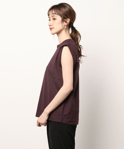 「enchainement」 ノースリーブトップス フリー グリーン レディース_画像2