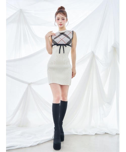 Darich（ダーリッチ） ニットワンピース FREE ベージュ レディース