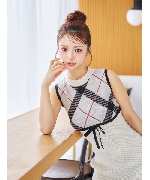 Darich ワンピース フリーサイズ プリーツドッキングツイードミニワンピース – Darich (ダーリッチ)