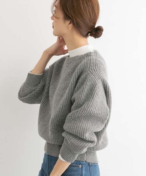 「URBAN RESEARCH DOORS」 長袖カットソー MEDIUM ブラック レディース