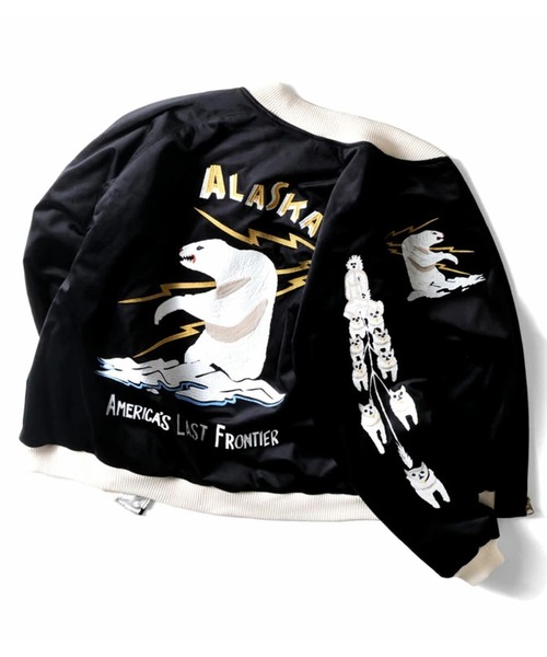【HOUSTON】VELVETTEN（別珍ジャケット）（ALASKA）ブラック HOUSTON ブルゾン アウター ヒューストン VELVETEEN ALASKA