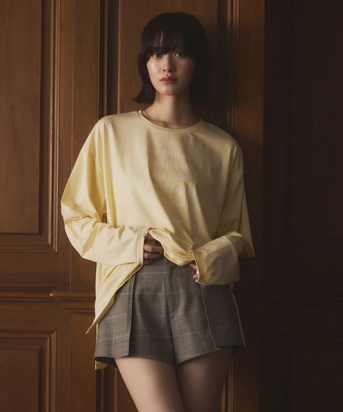 EIMY ISTOIRE（エイミーイストワール） パンツ タックショートパンツ