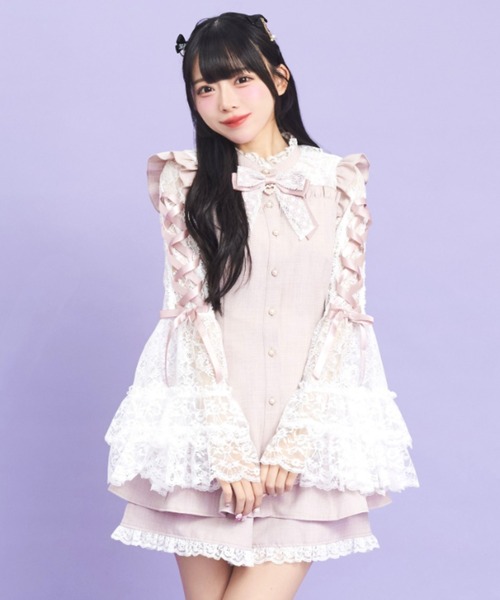 Secret Honey（シークレットハニー） セットアップ ビスチェ風切替姫袖