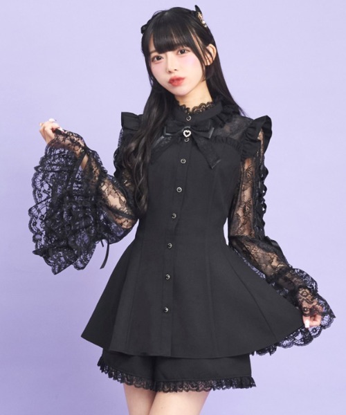 Secret Honey（シークレットハニー） セットアップ ビスチェ風切替姫袖