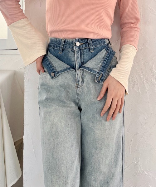 [Rejoule] [angelina] Denim брюки S голубой женский 