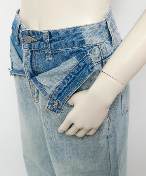 [Rejoule] [angelina] Denim брюки S голубой женский 