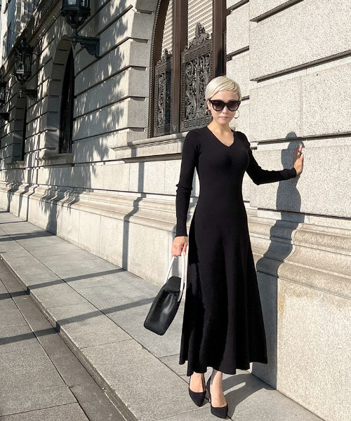 JENNE」 ニットワンピース SMALL ピンク レディース : ZOZOTOWN Yahoo