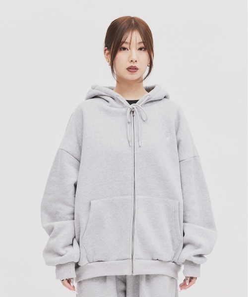 17HR（セブンティーンアワーズ） ジップアップパーカー FREE ブラック