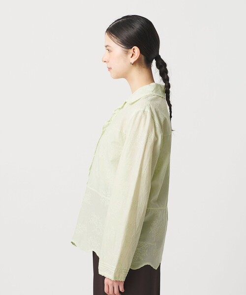 極美品✴︎UNITED ARROWS エンプロイダリーブラウス 手洗い可 【公式通販】