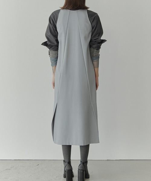 ワンピース スリーブレスツイルAラインドレス / Sleeveless Twill A-line Dressの画像