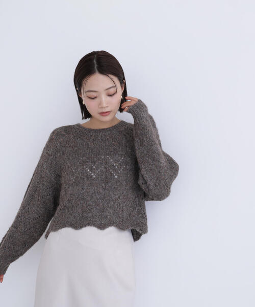 NATURAL BEAUTY BASIC（ナチュラルビューティーベーシック） ニット