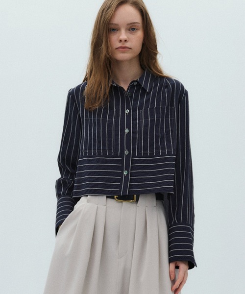 PUBLIC TOKYO（パブリックトウキョウ） ブラウス シャツ ダブル