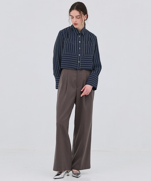 PUBLIC TOKYO（パブリックトウキョウ） ブラウス シャツ ダブル