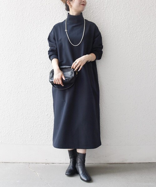 新品未使用タグ付き✨️ノントーキョー リブハイネックワンピース バードウォッチング 新品未使用タグ付き✨️ノントーキョー リブハイネックワンピース