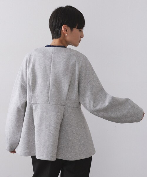 OPAQUE.CLIP（オペークドットクリップ） カーディガン ペプラム