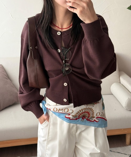 MUHET（ミュエータ） カーディガン 「set item」tank top ＆ crew neck