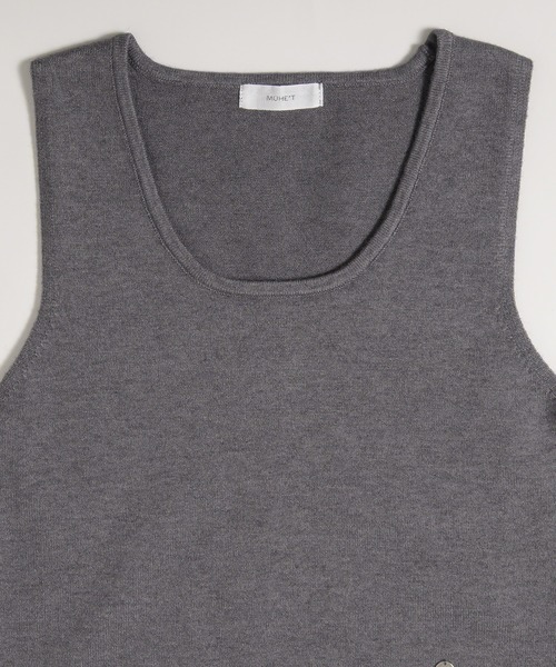 MUHET（ミュエータ） カーディガン 「set item」tank top ＆ crew neck