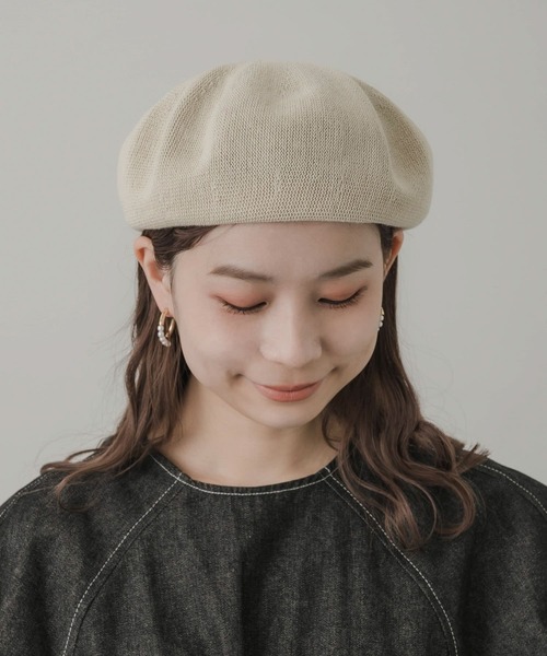 「SMELLY」 ベレー帽 - グレー レディース_画像5