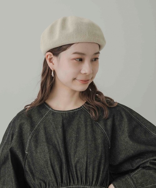 「SMELLY」 ベレー帽 - グレー レディース_画像8