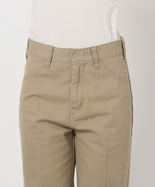 売切れ商品25AW Dickies SLOBE別注 フレアチノパンツ ブラウン Dickies/ディッキーズ SLOBE別注 フレアチノパンツ（チノパンツ