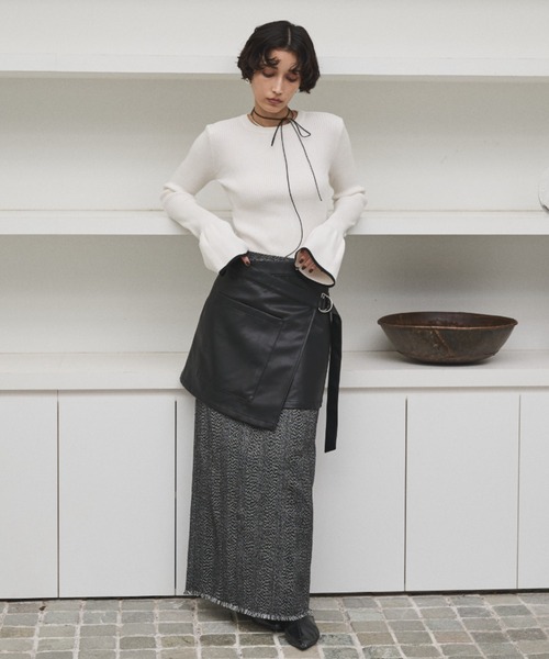 AIC. スカート フェイクレザーラップスカート : ZOZOTOWN Yahoo!店