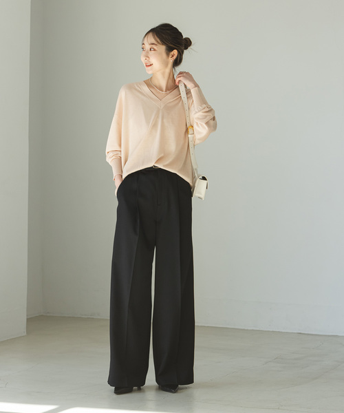 NOBLE（ノーブル） パンツ 36 ブラック レディース : ZOZOTOWN Yahoo